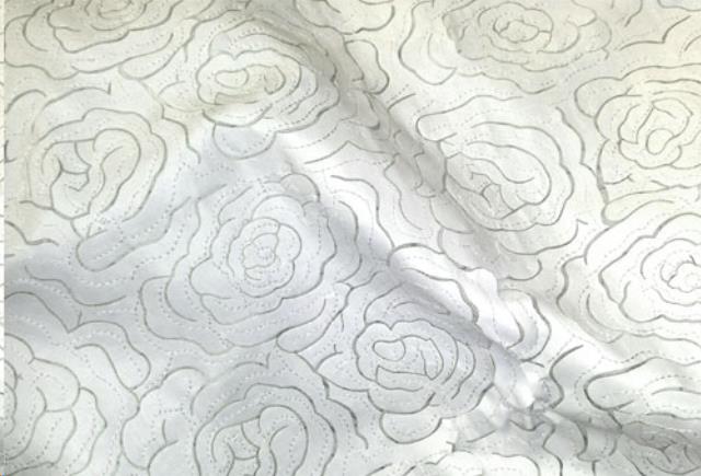 Rental store for White Laser Cut Rose Runner in St. Louis MO