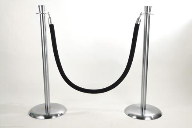 Rental store for Black Velour Rope - 8  section in St. Louis MO