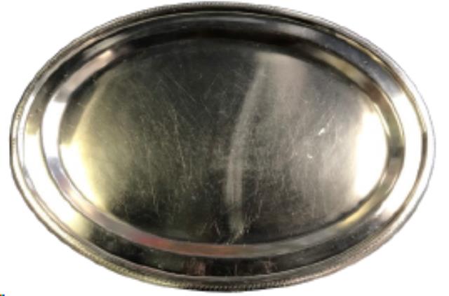 Rental store for Stainless Sm Oval Serving Tray in St. Louis MO