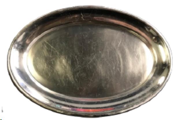 Rental store for Stainless Lg Oval Serving Tray in St. Louis MO