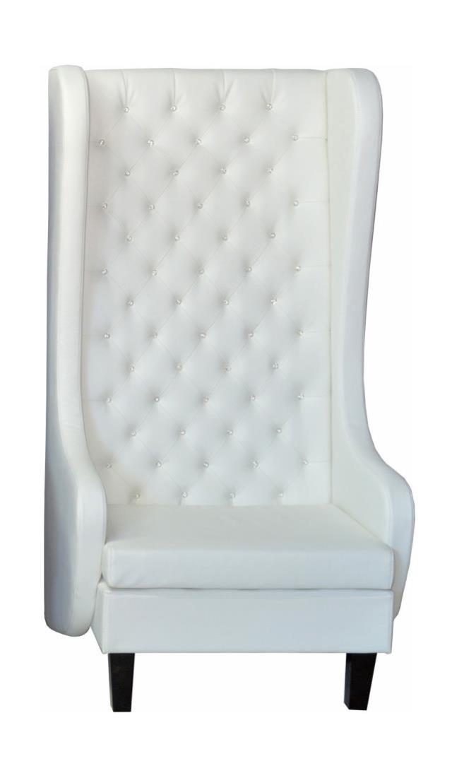 Rental store for White Leather Luxury Throne in St. Louis MO