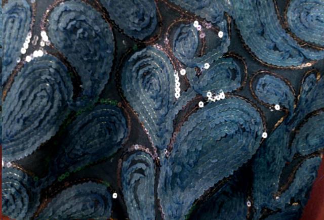 Rental store for Navy Fantastic Paisley Overlay in St. Louis MO